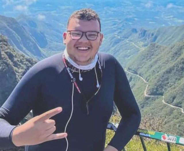 Motociclista, Luís Felipe Morais -  Foto rede social